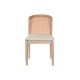 Трапезен стол DKD Home Decor 46 x 61 x 86 cm 46 x 55 x 83 cm Бежов