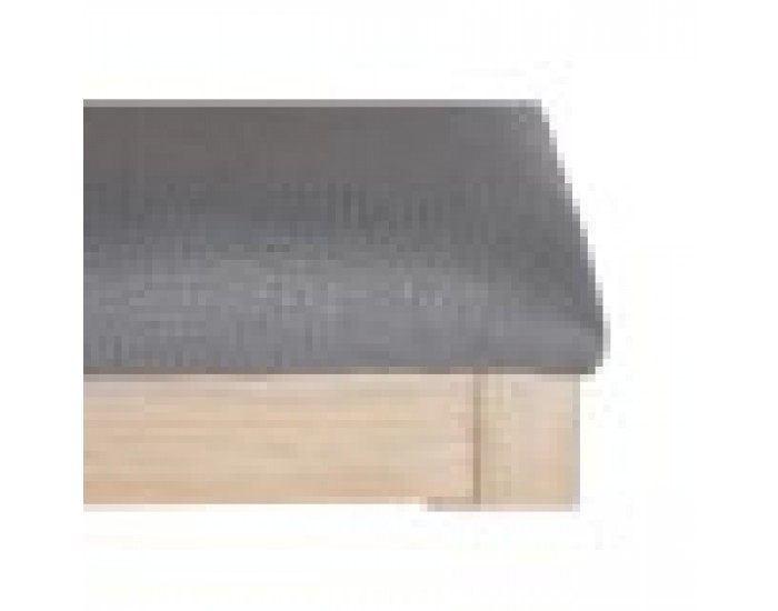 Трапезен стол DKD Home Decor Ела полиестер Тъмно сив (46 x 61 x 86 cm)