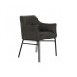 Стол DKD Home Decor Черен Тъмно сив 60 x 60 x 84 cm - Seturi mese și scaune