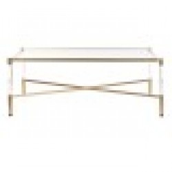 Маса за кафе DKD Home Decor Метал Акрилен Glamour (120 x 70 x 45 cm) - Seturi mese și scaune