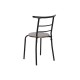 Комплект от маса с 4 стола DKD Home Decor Кафяв Черен Метал Дървен MDF 121 x 55 x 78 cm
