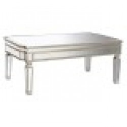 Маса за кафе Home ESPRIT Огледало Дървен MDF 108 x 61 x 44 cm - Seturi mese și scaune