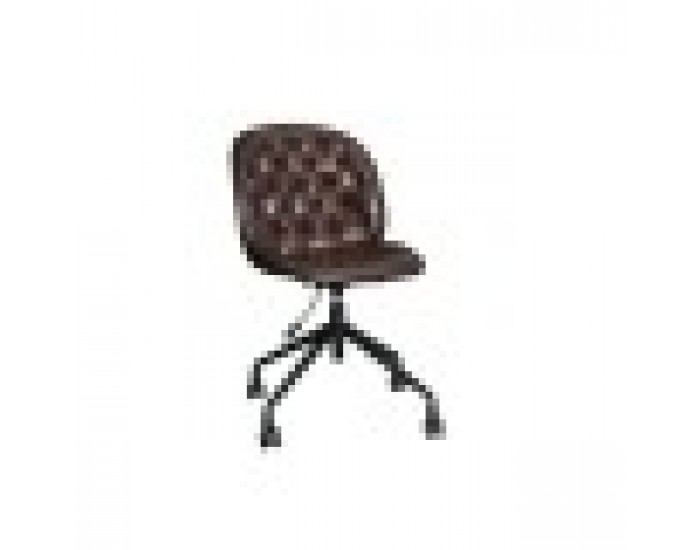 Офис стол DKD Home Decor 47,5 x 57,5 x 83 cm Тъмно сив полипропилен