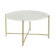 Маса за кафе DKD Home Decor 81 x 81 x 44 cm Мрамор Желязо