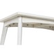 Маса за кафе Home ESPRIT Бял Дърво манго 115 x 55 x 45 cm