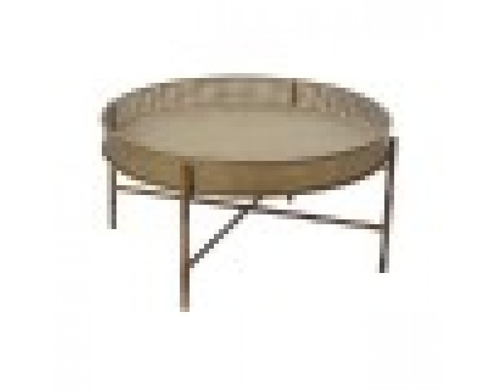 Помощна маса DKD Home Decor Метал (80 x 80 x 38 cm)