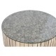 Маса за кафе Home ESPRIT Естествен Кристал Евкалиптово дърво 90 x 90 x 30 cm