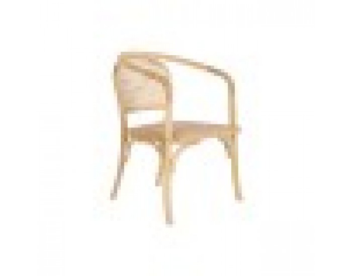 Трапезен стол DKD Home Decor Естествен Pатан (53 x 54 x 80 cm)