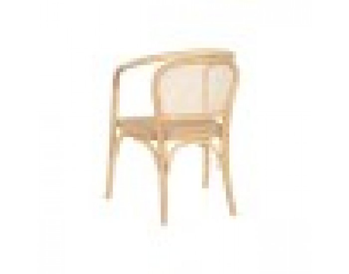 Трапезен стол DKD Home Decor Естествен Pатан (53 x 54 x 80 cm)