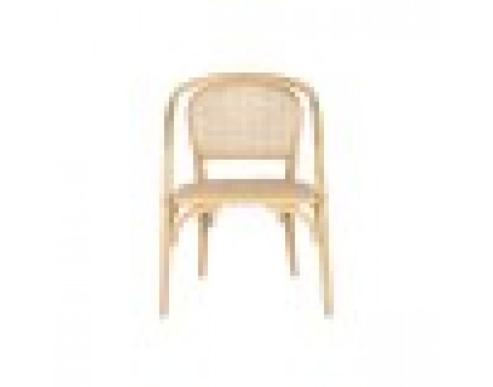 Трапезен стол DKD Home Decor Естествен Pатан (53 x 54 x 80 cm)