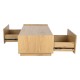 Маса за кафе Home ESPRIT tammepuit Дървен MDF 120 x 60 x 35 cm