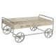 Помощна маса DKD Home Decor Сив Естествен Метал Ела Cмърч 110 x 67 x 46 cm