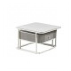 Маса за кафе Home ESPRIT Бял 70 x 70 x 45 cm - Seturi mese și scaune