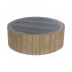 Маса за кафе Home ESPRIT Ела Дървен MDF 90 x 90 x 30 cm - Seturi mese și scaune