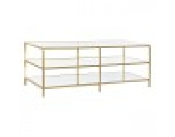 Маса за кафе DKD Home Decor Златен 120 x 50 x 45 cm Огледало Метал
