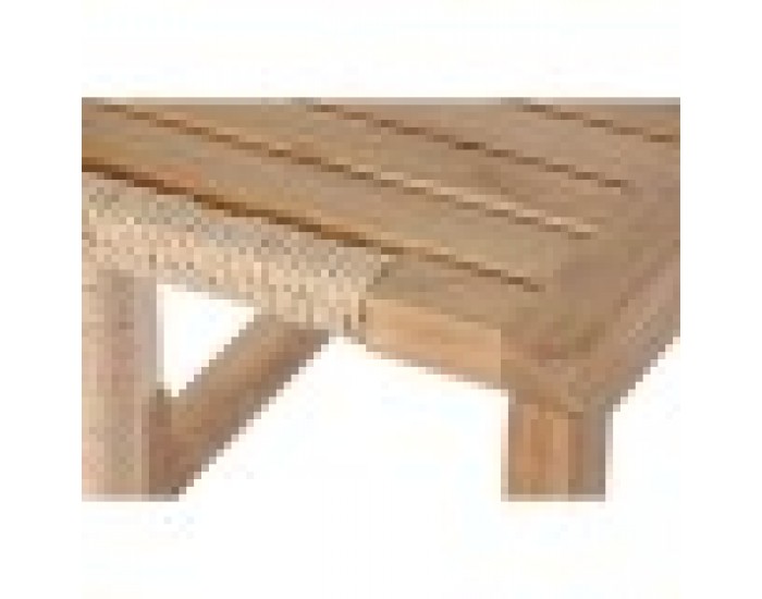 Комплект от 2 маси Home ESPRIT Естествен Въже Ела 58 x 38 x 60 cm