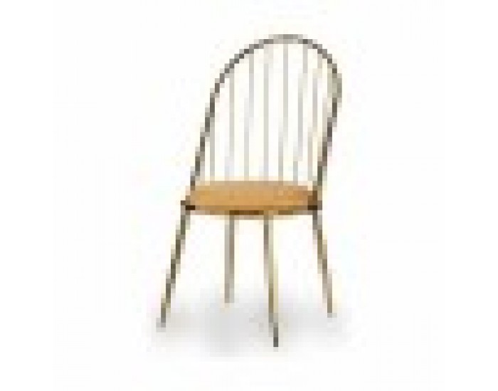 Стол Линии Златен Горчица Желязо 48 x 95,5 x 48 cm (2 броя)