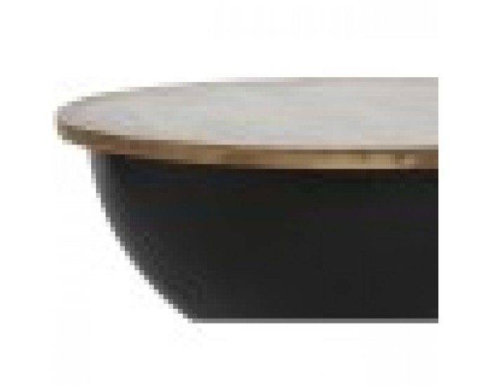 Комплект от 2 маси Home ESPRIT Метал Дърво манго 60 x 60 x 28 cm