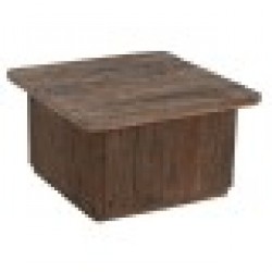 Маса за кафе Home ESPRIT Кафяв Дървен 70 x 70 x 39 cm - Seturi mese și scaune