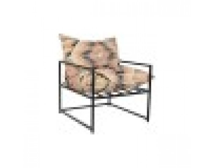 Фотьойл DKD Home Decor 70 x 75 x 85 cm Черен Метал Многоцветен