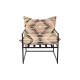 Фотьойл DKD Home Decor 70 x 75 x 85 cm Черен Метал Многоцветен