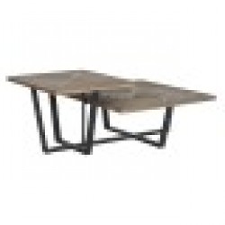 Маса за кафе Home ESPRIT Черен Естествен Метал Cмърч 118 x 78 x 45 cm - Seturi mese și scaune