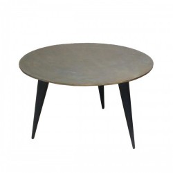 Маса за кафе 80 x 80 x 50 cm Алуминий - Rosanto home