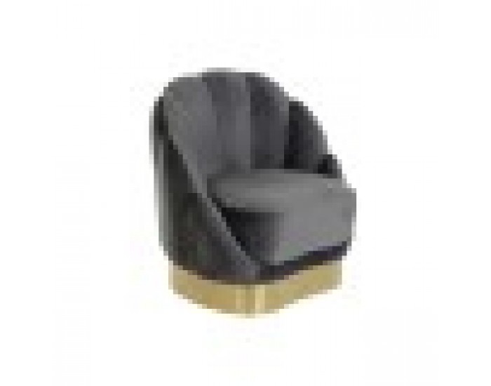Фотьойл DKD Home Decor 86 x 80 x 85 cm Сив Метал Бял Тъмно сив