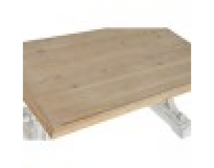 Маса за кафе Home ESPRIT Бял Естествен Cмърч Дървен MDF 110 x 65 x 46 cm
