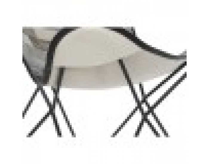 Стол DKD Home Decor Черен Сив Бежов Метал Кожа Бял (74 x 70 x 90 cm)