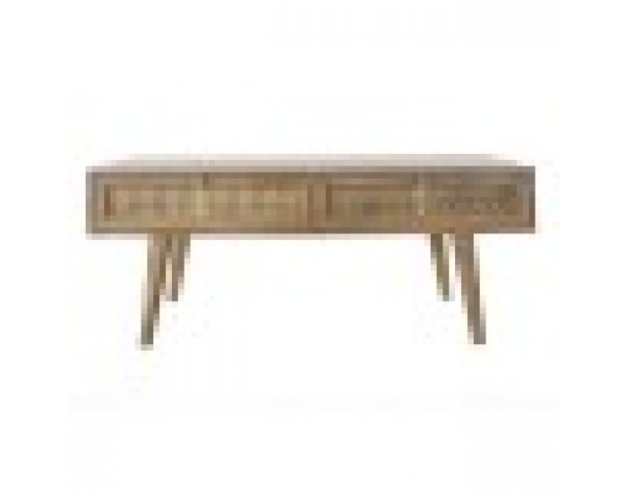 Маса за кафе DKD Home Decor Pатан Дърво манго (115 x 60 x 46 cm)
