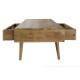 Маса за кафе DKD Home Decor Pатан Дърво манго (115 x 60 x 46 cm)