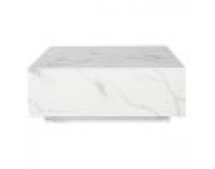Маса за кафе Home ESPRIT Бял Дървен MDF 90 x 90 x 35 cm