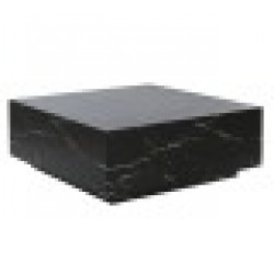 Маса за кафе Home ESPRIT Черен Дървен MDF 90 x 90 x 35 cm - Seturi mese și scaune