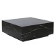 Маса за кафе Home ESPRIT Черен Дървен MDF 90 x 90 x 35 cm
