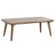 Маса за кафе Home ESPRIT Светло кафяв Aкациево дърво 118 x 60 x 40 cm
