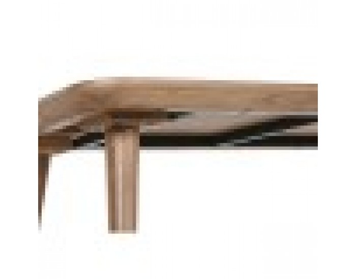 Маса за кафе Home ESPRIT Светло кафяв Aкациево дърво 118 x 60 x 40 cm