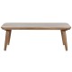 Маса за кафе Home ESPRIT Светло кафяв Aкациево дърво 118 x 60 x 40 cm