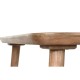 Маса за кафе Home ESPRIT Светло кафяв Aкациево дърво 118 x 60 x 40 cm
