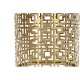 Помощна маса DKD Home Decor Метал Мрамор (76 x 76 x 43 cm)