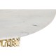 Помощна маса DKD Home Decor Метал Мрамор (76 x 76 x 43 cm)