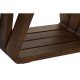 Маса за кафе DKD Home Decor Кристал Oрех Алуминий 130 x 70 x 42 cm