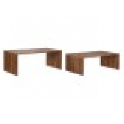 Комплект от 2 маси Home ESPRIT Естествен тиково дърво 116 x 60 x 46 cm - Seturi mese și scaune