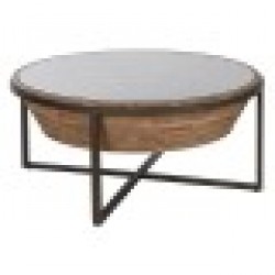 Маса за кафе Home ESPRIT Кристал Cмърч 102 x 102 x 46 cm - Seturi mese și scaune