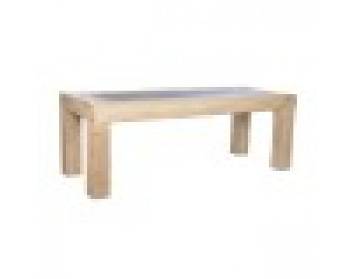 Трапезна маса Home ESPRIT Естествен Ела Дървен MDF 220 x 90 x 76 cm