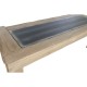 Трапезна маса Home ESPRIT Естествен Ела Дървен MDF 220 x 90 x 76 cm