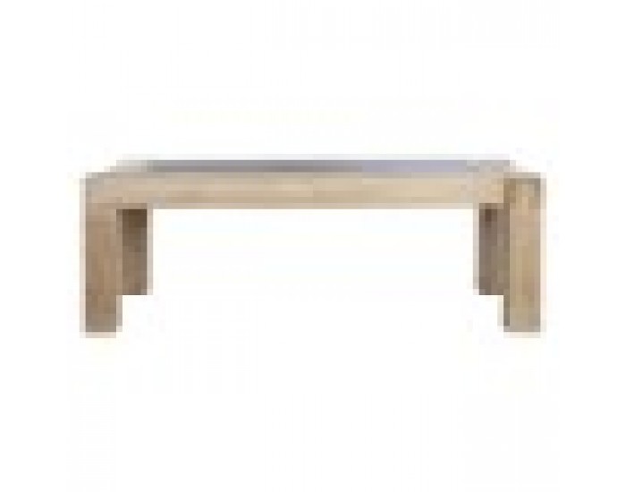 Трапезна маса Home ESPRIT Естествен Ела Дървен MDF 220 x 90 x 76 cm