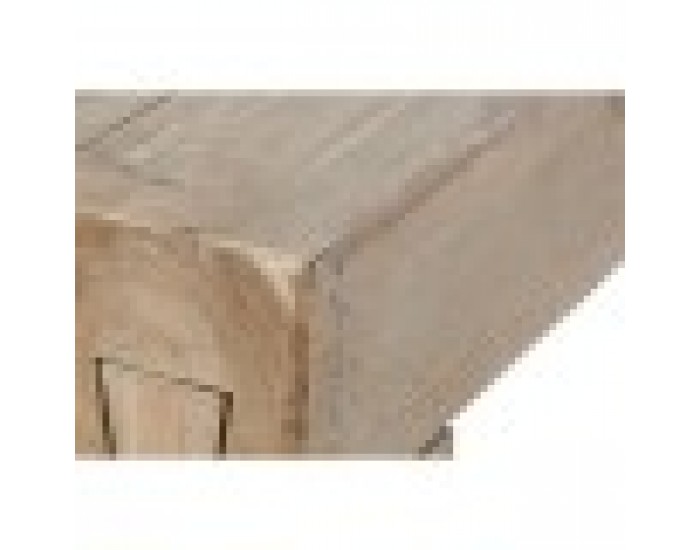 Трапезна маса Home ESPRIT Естествен Ела Дървен MDF 220 x 90 x 76 cm