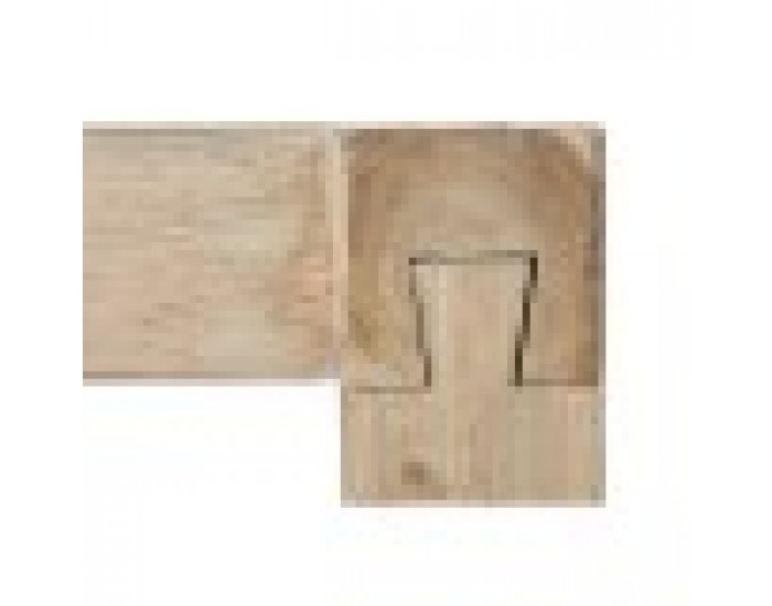 Трапезна маса Home ESPRIT Естествен Ела Дървен MDF 220 x 90 x 76 cm