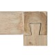 Трапезна маса Home ESPRIT Естествен Ела Дървен MDF 220 x 90 x 76 cm